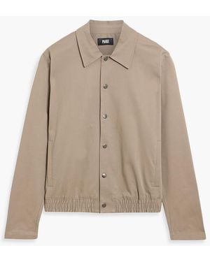 PAIGE Hanks Cotton-Blend Twill Jacket - Natural