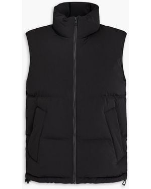 Sandro Quilted Shell Vest - Black