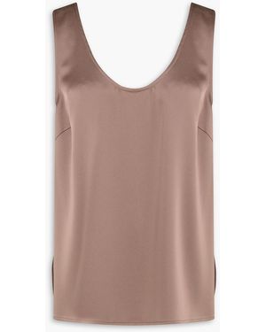 A.Emery Satin Top - Brown