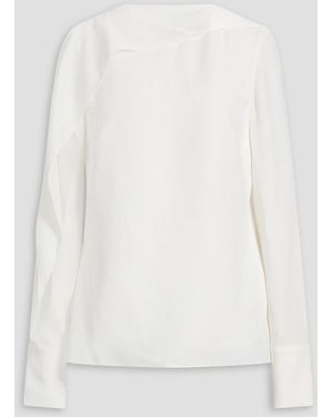 Erdem Layered Satin Blouse - White