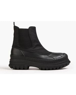 Ganni Shell Chelsea Boots - Black
