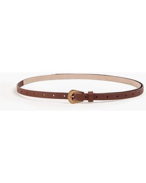 Brunello Cucinelli Gürtel aus leder mit krokodileffekt - Weiß
