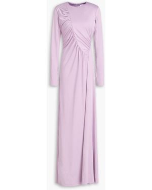 Victoria Beckham Robe aus jersey mit raffungen - Pink