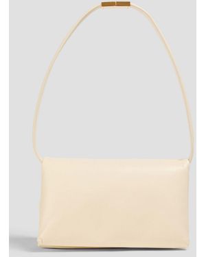 Marni Prisma Leather Cross-Body Bag - Natural