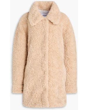 Jakke Teddy Fleece Coat - Natural
