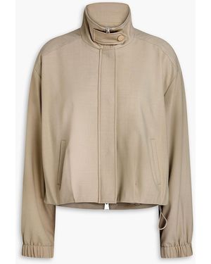 Jonathan Simkhai Geniveve Wool-Blend Twill Jacket - Natural