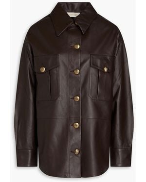 Zimmermann Leather Shirt - Brown