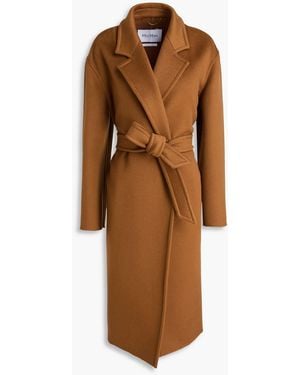 Max Mara Melinda Belted Cashmere-Felt Coat - Brown
