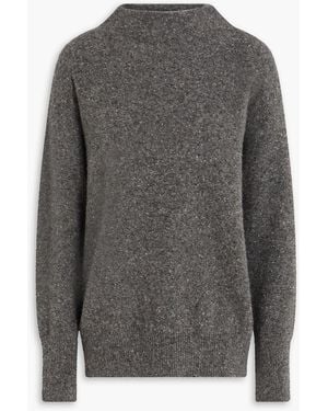 Vince Donegal Cashmere Mock-neck Jumper - Grey