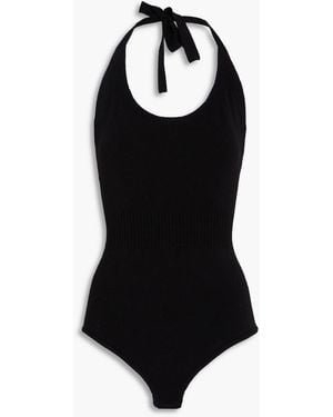 Dries Van Noten Wool-Blend Bodysuit - Black