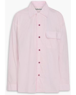 YMC Wray Cotton-Poplin Shirt - Pink