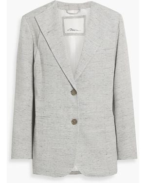 3.1 Phillip Lim Slub Woven Blazer - White