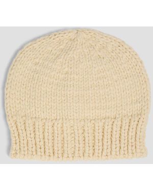 Federico Curradi Beanie aus wolle - Natur