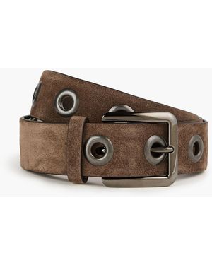 Brunello Cucinelli Gürtel aus veloursleder - Braun