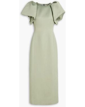 LEO LIN Lucinda Satin Maxi Dress - Green