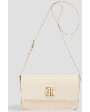 Anine Bing Schultertasche "elly" aus leder - Natur