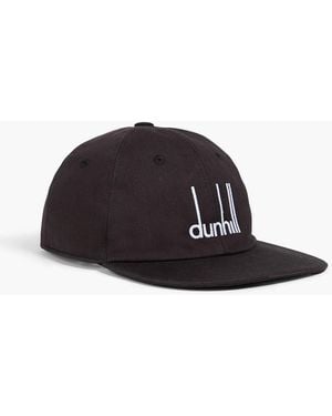 dunhill Embroidered Cotton-twill Baseball Cap - Black