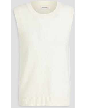 Chinti & Parker Wool And Cashmere-blend Vest - White