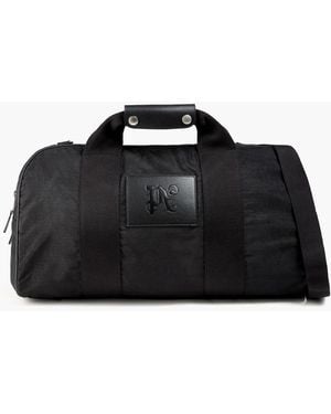 Palm Angels Leather-Trimmed Shell Weekend Bag - Black