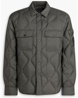 Rag & Bone Dane Quilted Shell Overshirt - Black