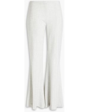 Baum und Pferdgarten Nicole Crepe Flared Trousers - White