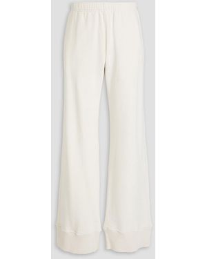 MM6 by Maison Martin Margiela French Cotton-blend Terry Joggers - White