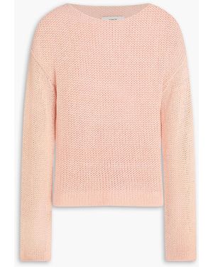 Vince Cotton-Blend Sweater - Pink