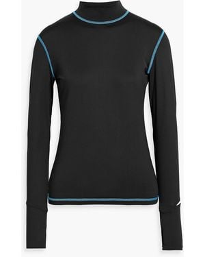 Aztech Mountain Stretch-Jersey Base Layer - Black