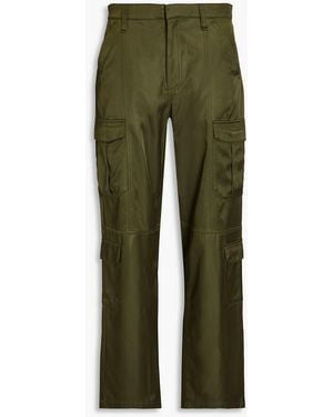 Rag & Bone Cailyn cargohose aus satin aus einer baumwollmischung - Grün