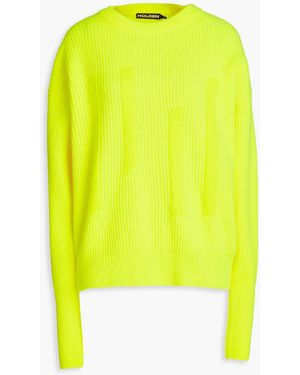 Holden Ribbed Merino Wool Sweater - Yellow