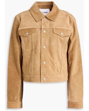 RE/DONE Suede jacket - Natur