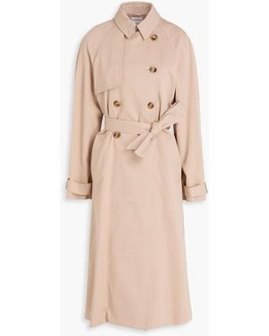Claudie Pierlot Cotton-twill Trench Coat - Natural