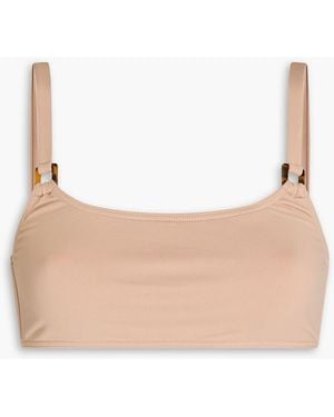Melissa Odabash Ecuador Embellished Bikini Top - White