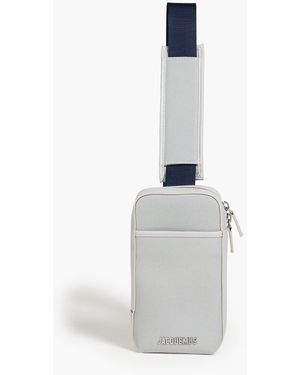 Jacquemus Le Giardino Canvas And Leather Belt Bag - White