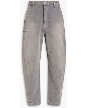 John Elliott Sendai karottenjeans aus ausgewaschenem denim - Grau