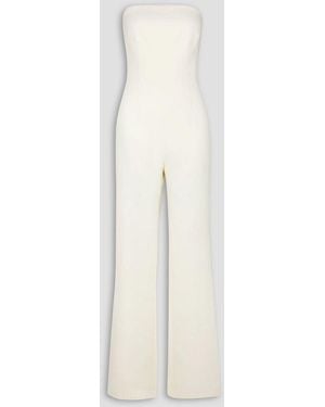Safiyaa Myrine Strapless Stretch-crepe Jumpsuit - White