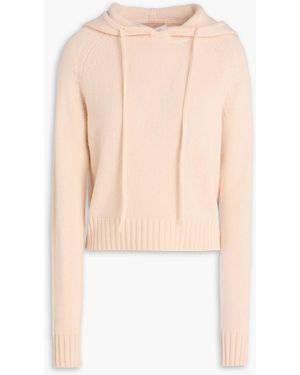 Zimmermann Wool And Cashmere-Blend Hoodie - Pink
