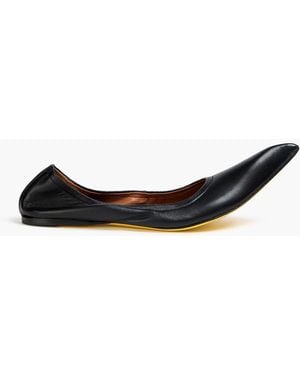 Marni Leather Ballet Flats - Black