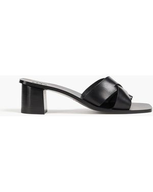 Atp Atelier Arcole Leather Sandals - Black