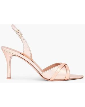 Malone Souliers Jayce 80 Leather Slingback Sandals - Pink
