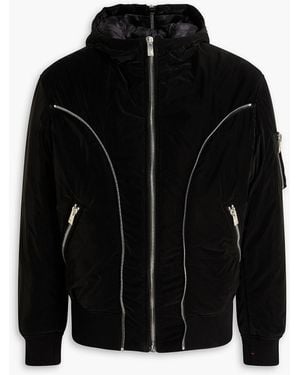 Versace Hooded Shell Jacket - Black