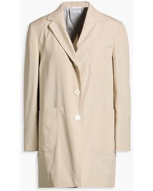 Thom Browne Woven Coat - Natural