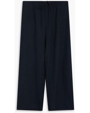 Bec & Bridge Hose "elyce" aus leinen mit weitem bein - Blau