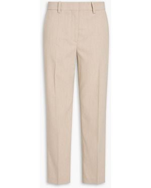 By Malene Birger Igda Crepe Straight-Leg Trousers - Natural