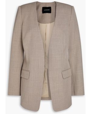A.Emery Rosalinda Wool-twill Blazer - Brown
