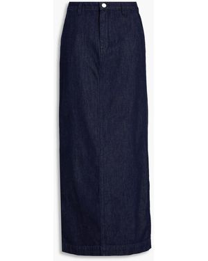 Theory Denim Maxi Skirt - Blue