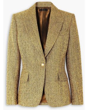 Tom Ford Tweed Blazer - Green