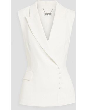 Jonathan Simkhai Valarie Crepe Vest - White