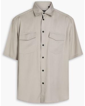 Rag & Bone Matthew Modal-Twill Shirt - Natural