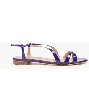 Sergio Rossi Patent-leather Sandals - Purple